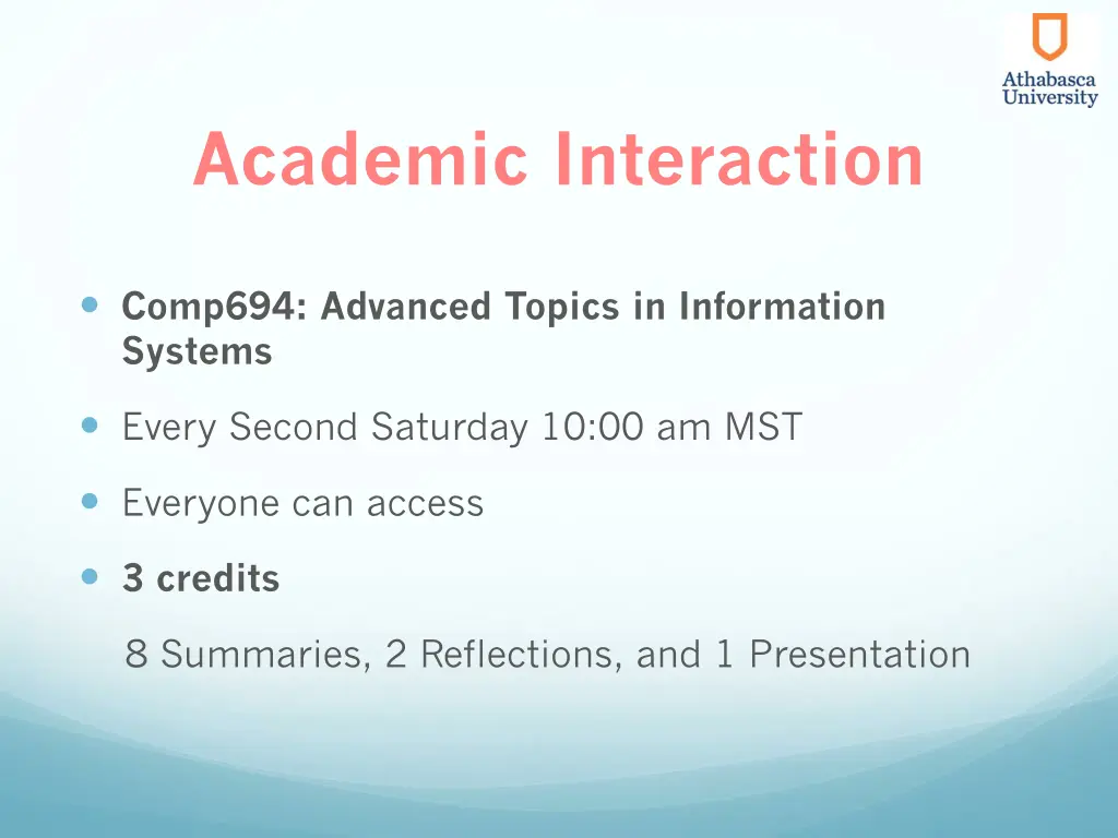 academic interaction