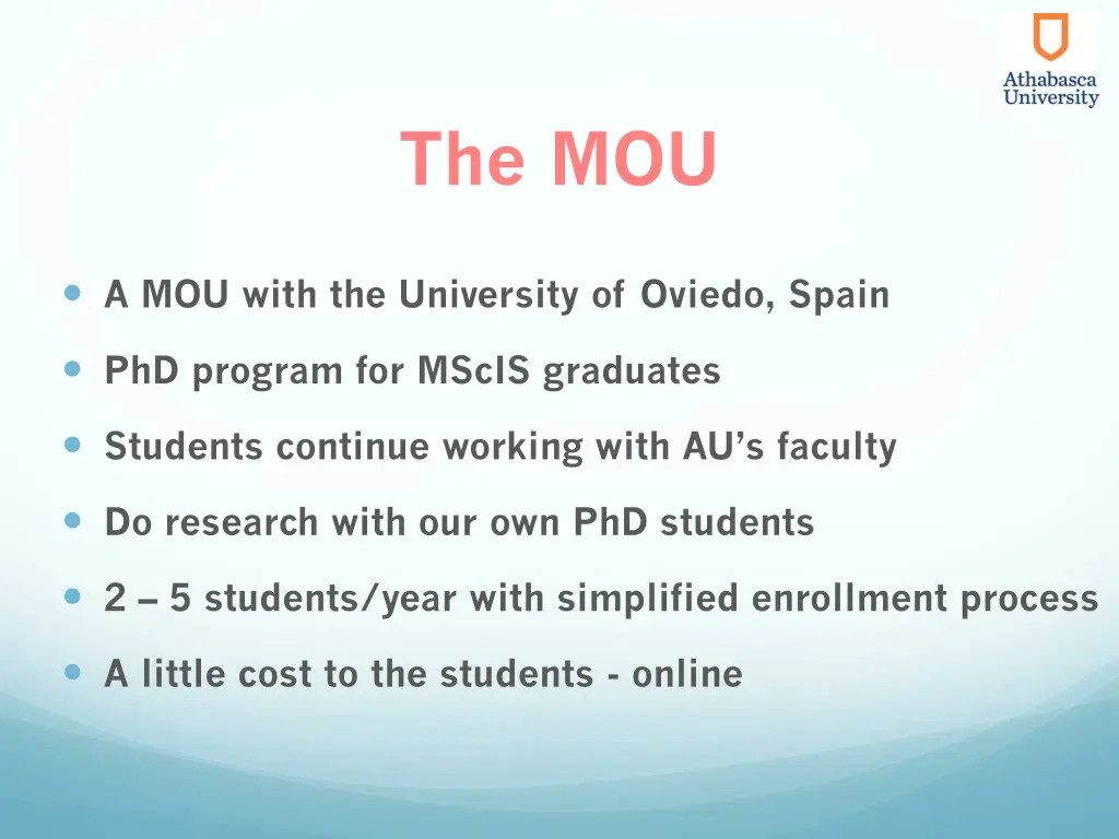 the mou