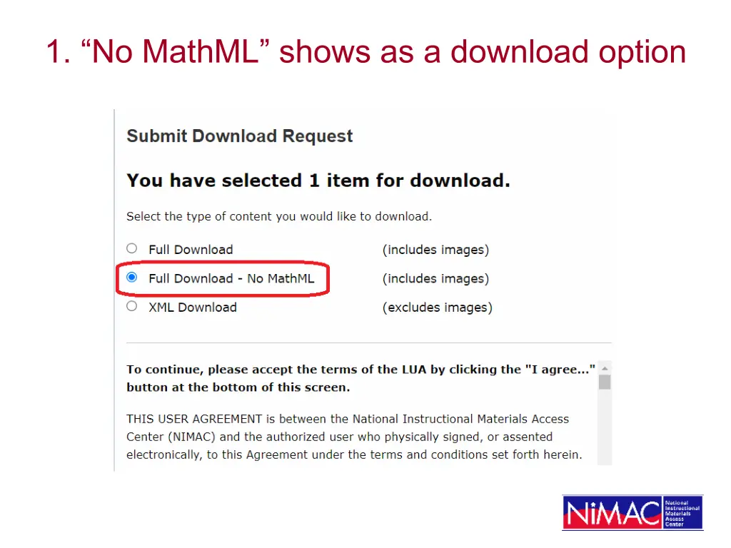1 no mathml shows as a download option