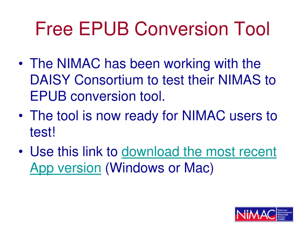 free epub conversion tool