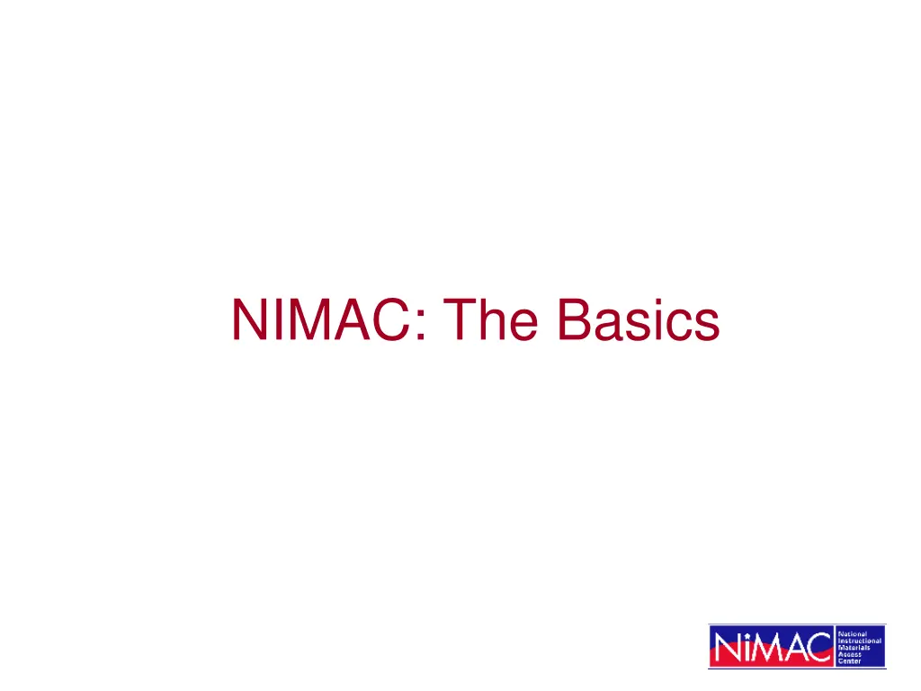 nimac the basics
