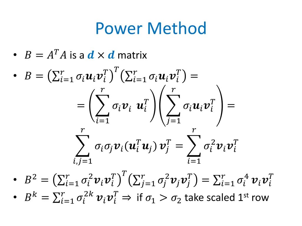 power method