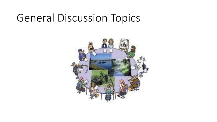 general discussion topics