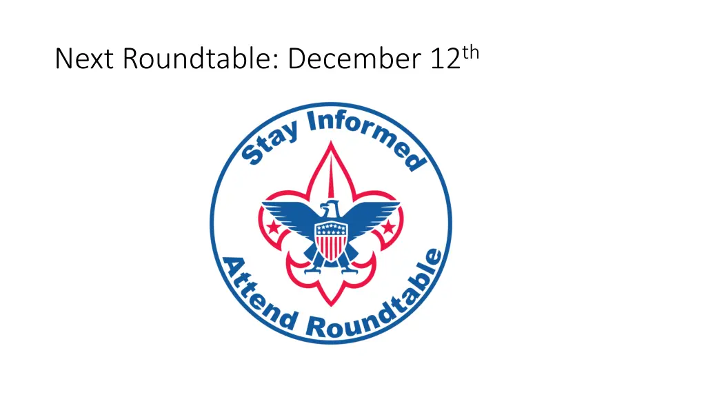 next roundtable december 12 th