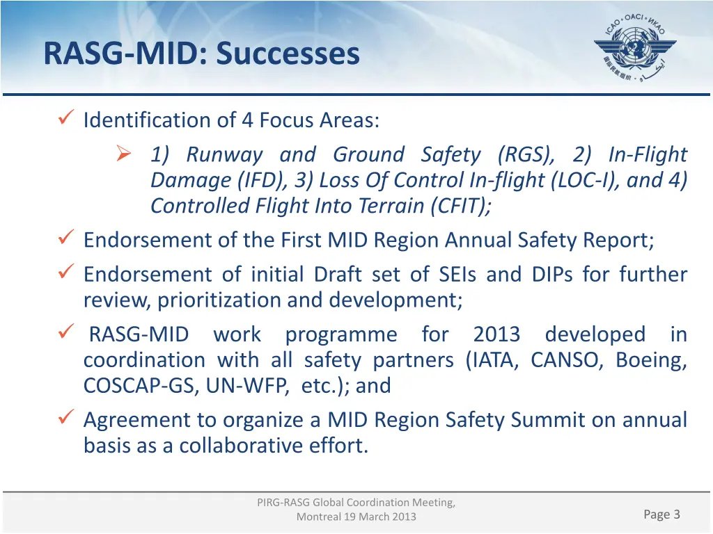 rasg mid successes