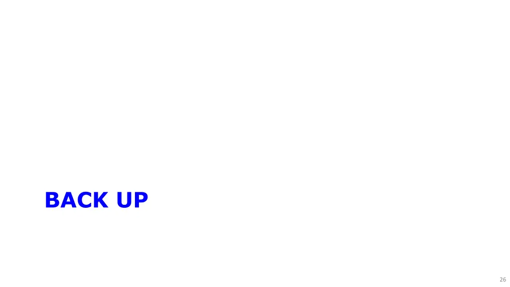 back up