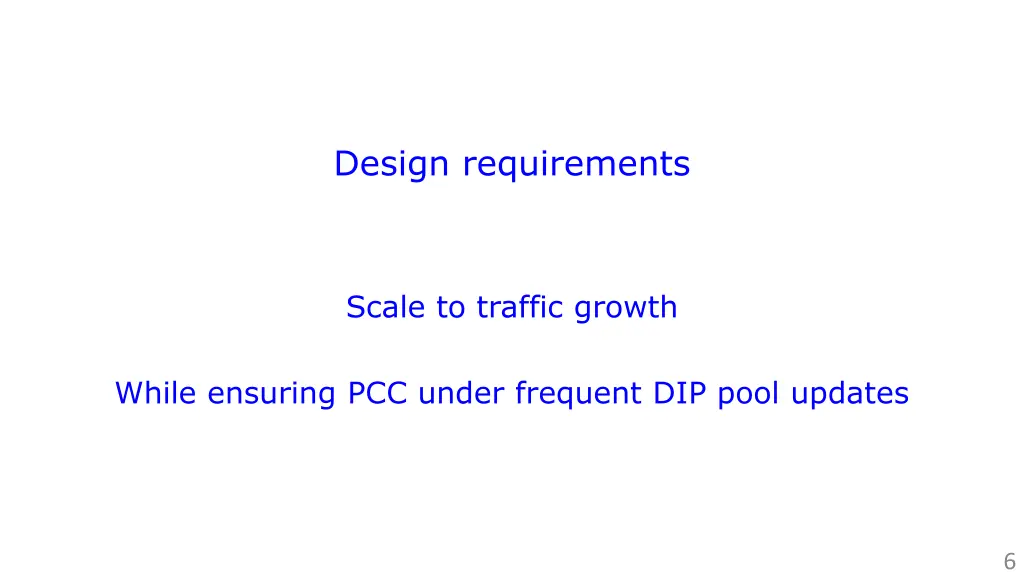 design requirements