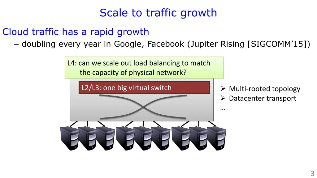 scale to traffic growth