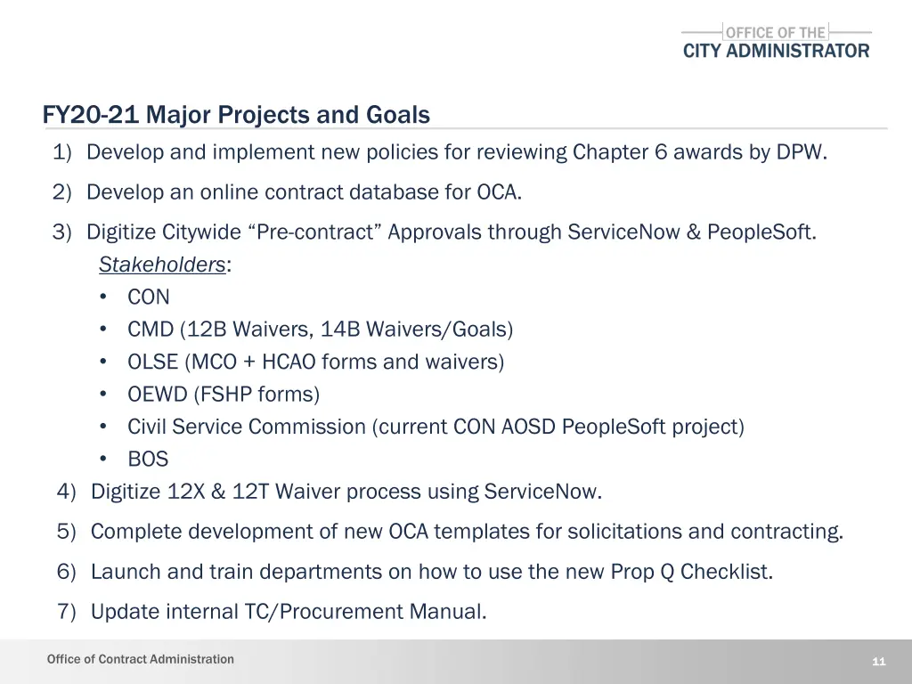 fy20 21 major projects and goals 1 develop