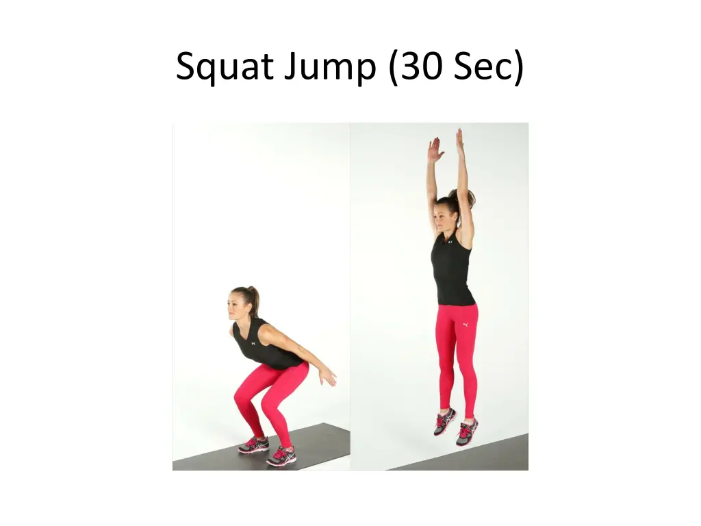 squat jump 30 sec