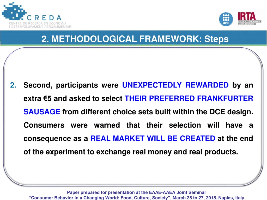 2 methodological framework steps 1