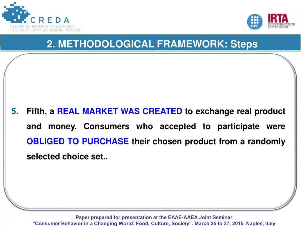 2 methodological framework steps 4