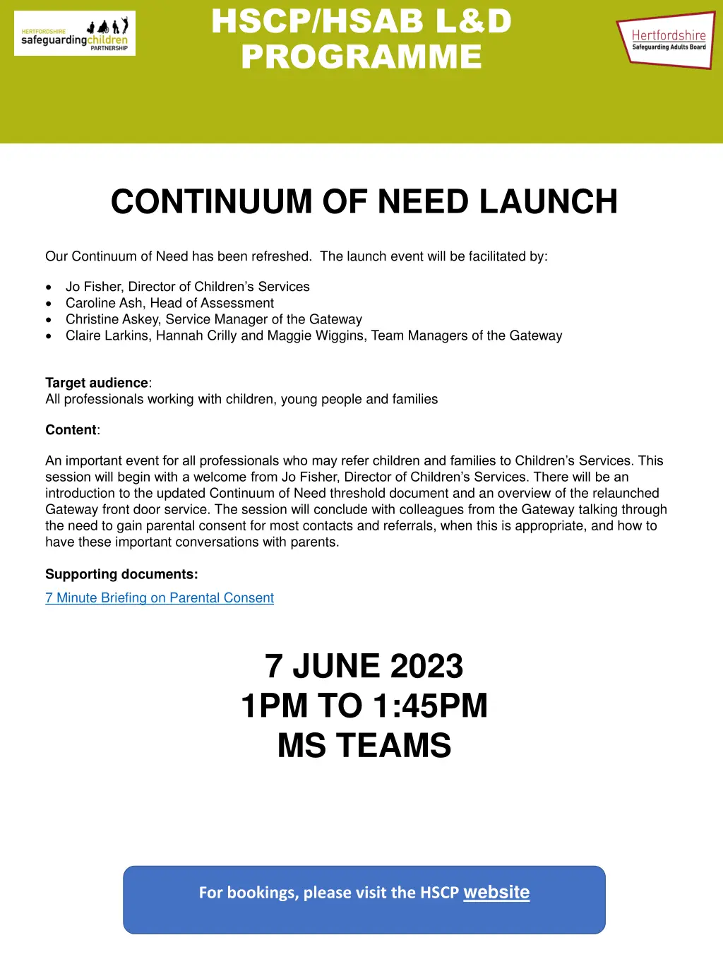hscp hsab l d programme 1