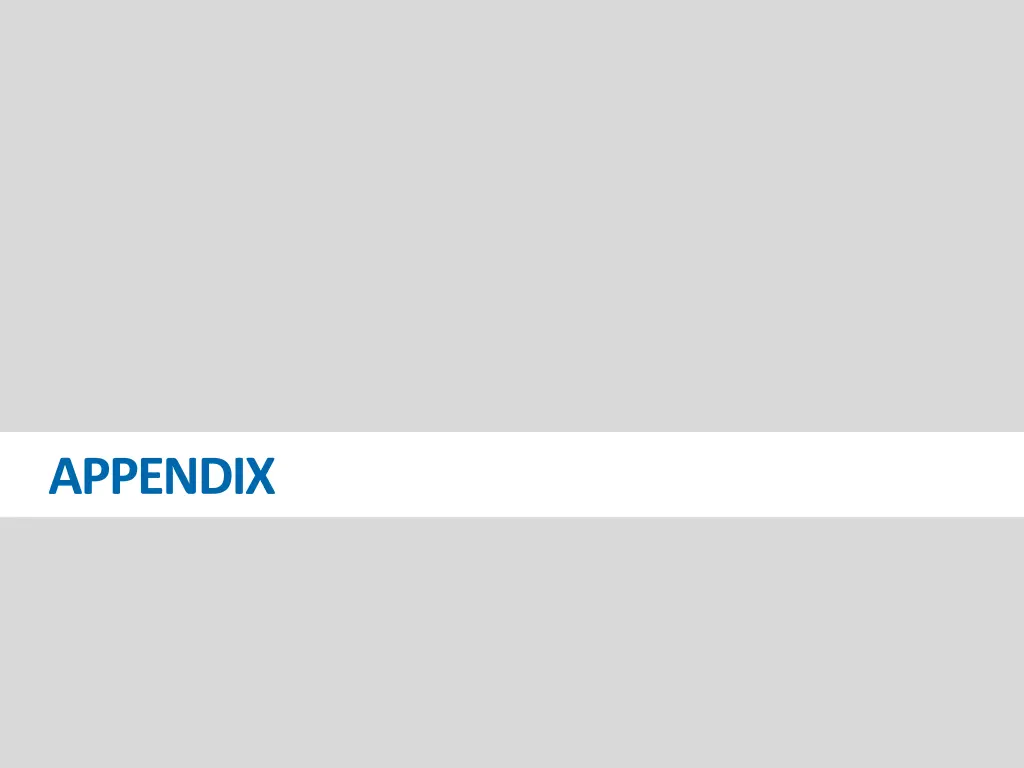 appendix
