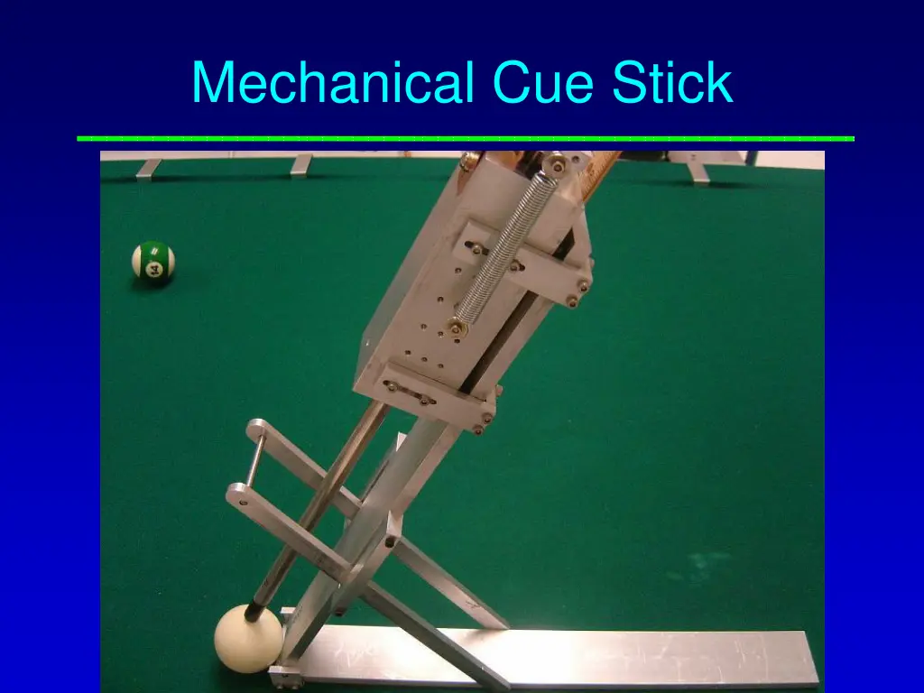 mechanical cue stick