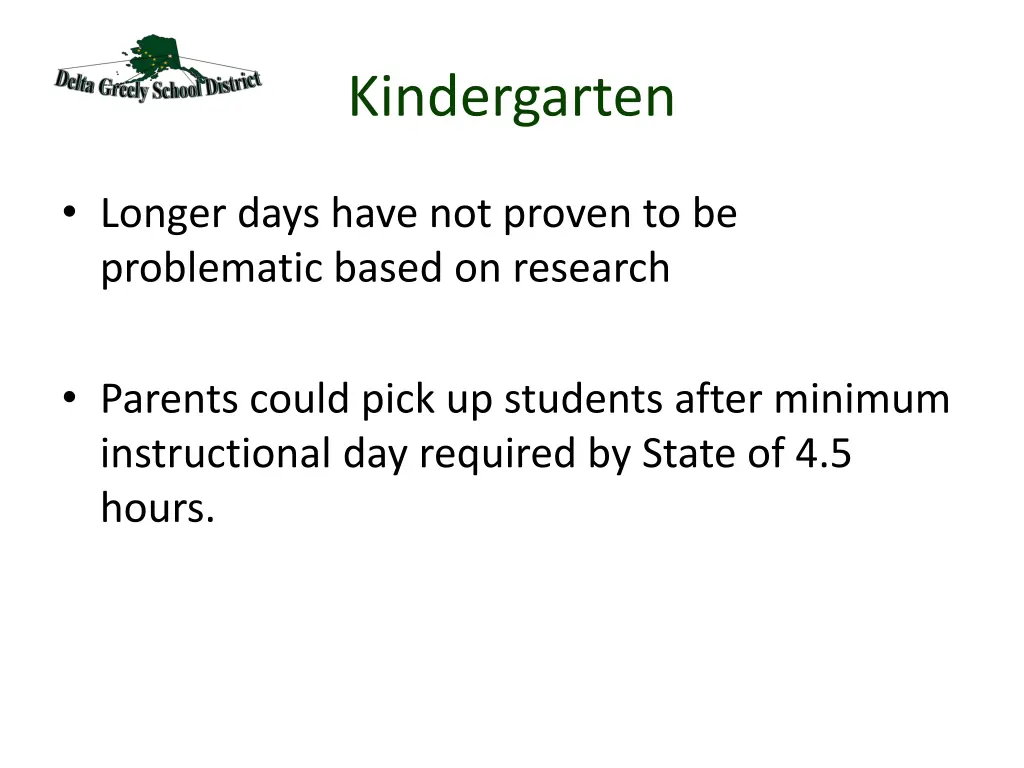 kindergarten