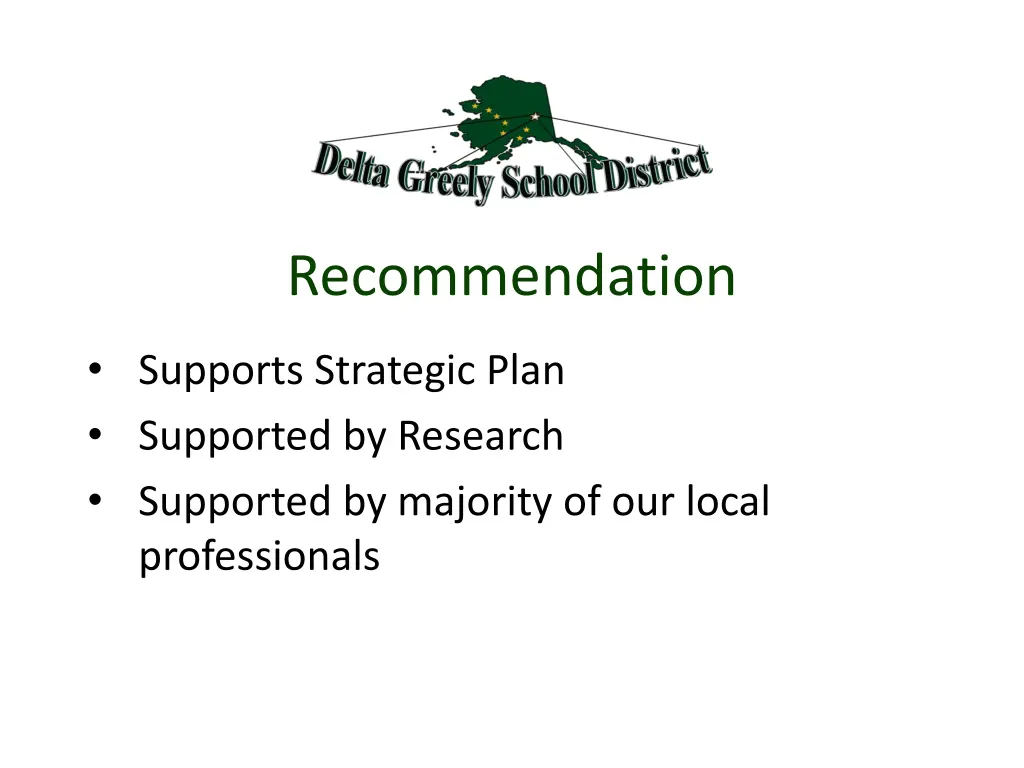 recommendation