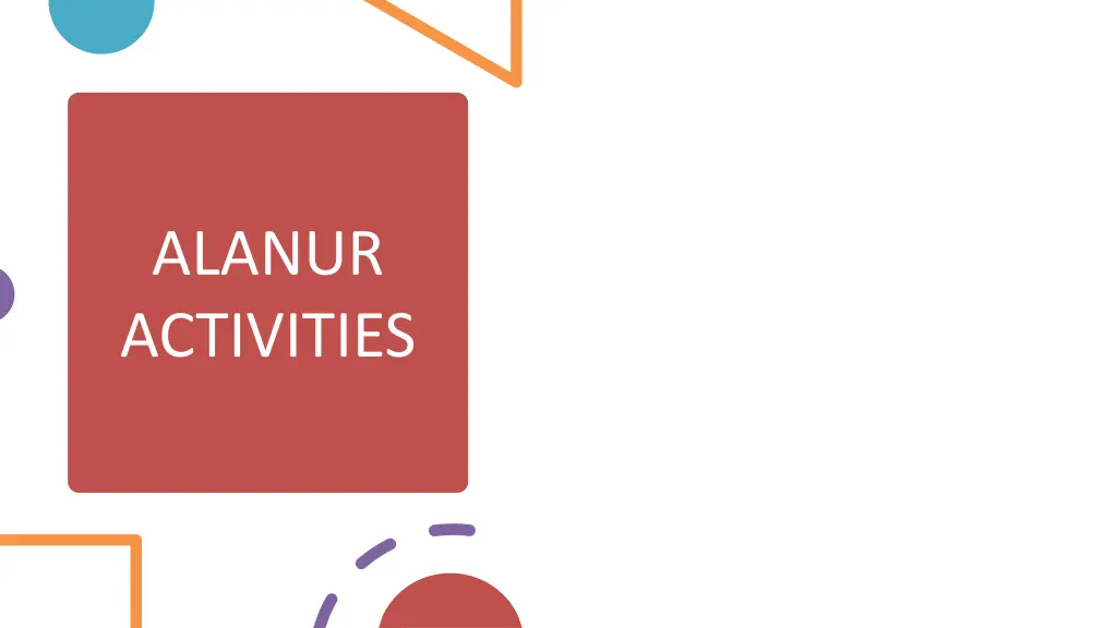 alanur activities