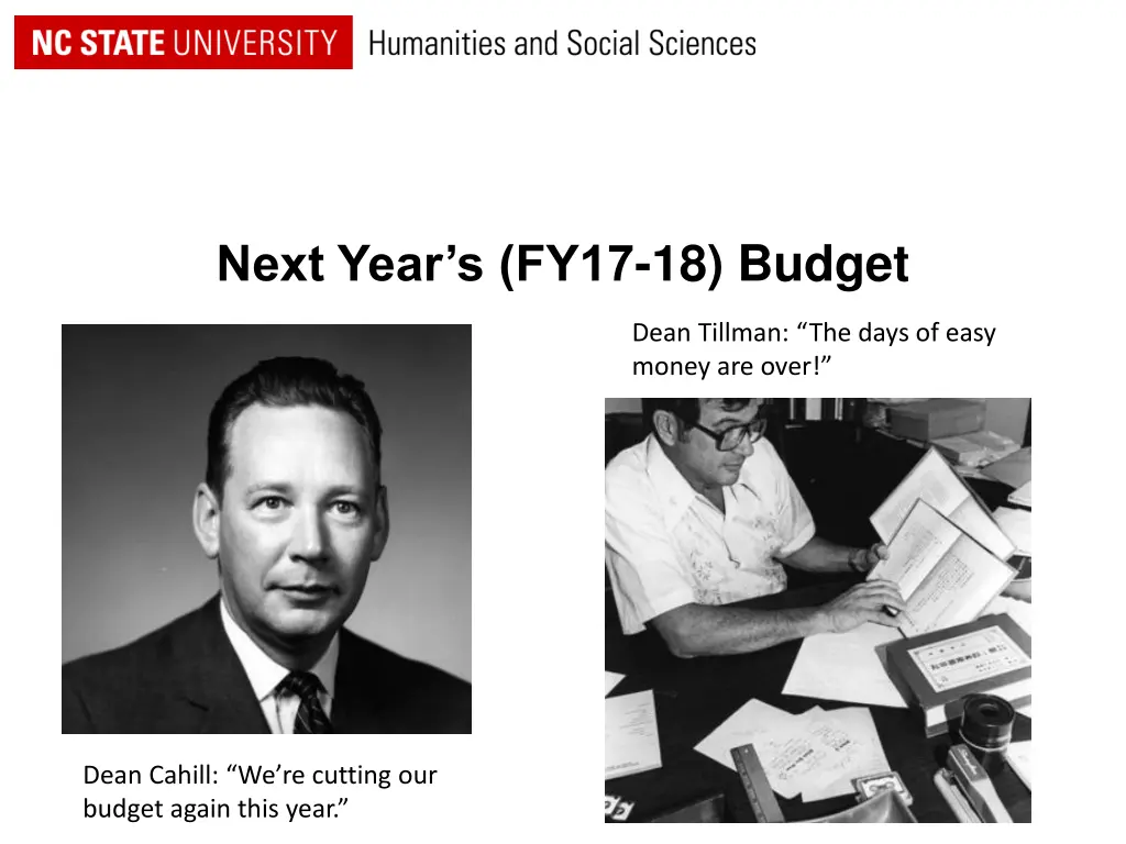 next year s fy17 18 budget