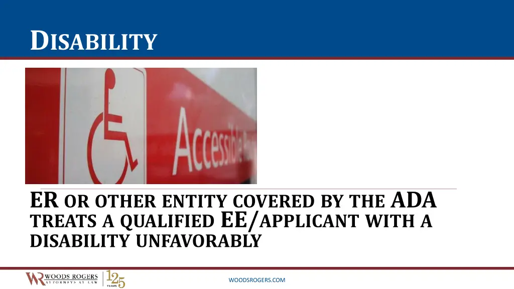 d isability