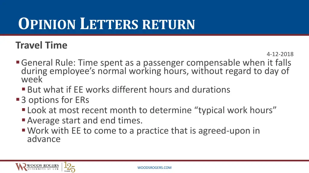 o pinion l etters return