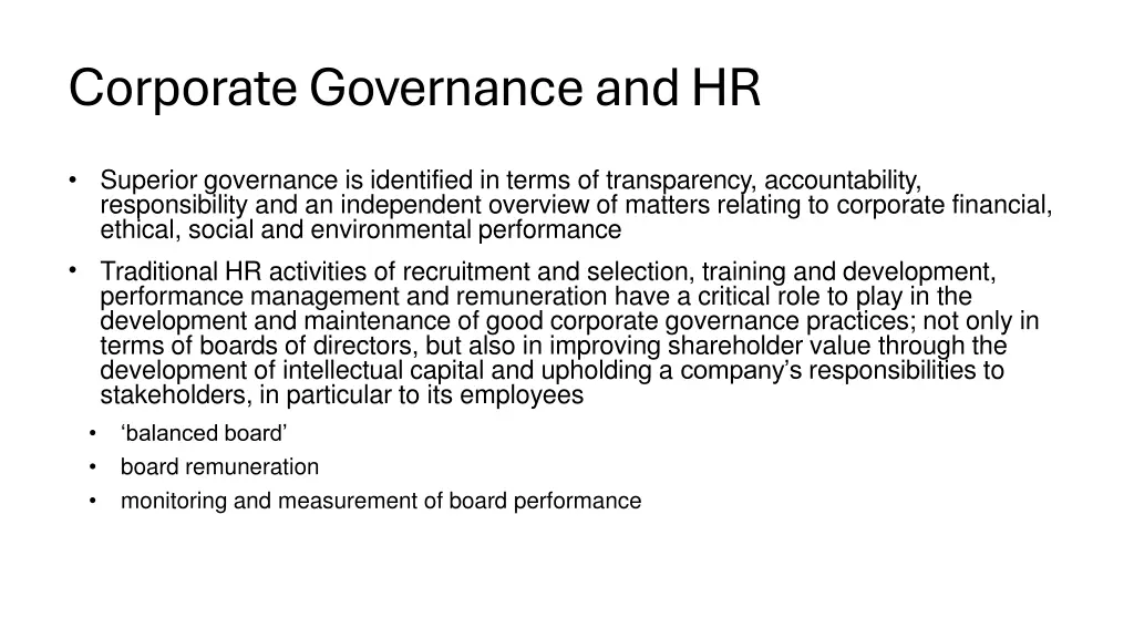 corporategovernanceandhr