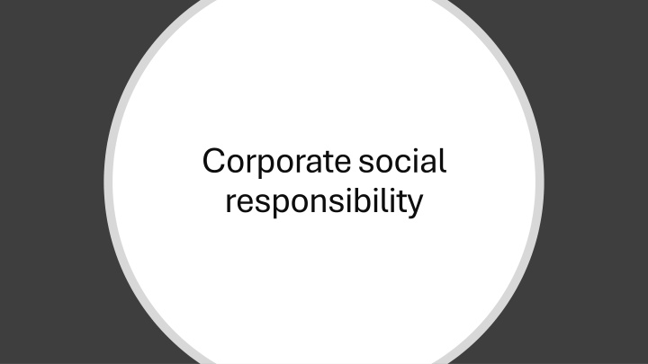 corporatesocial responsibility