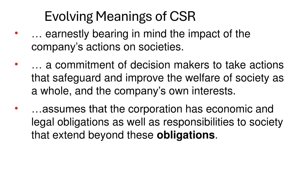 evolvingmeaningsofcsr earnestly bearing in mind