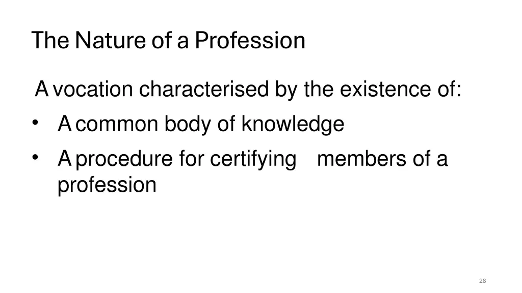 thenatureofaprofession