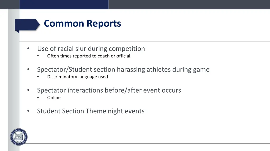 common reports