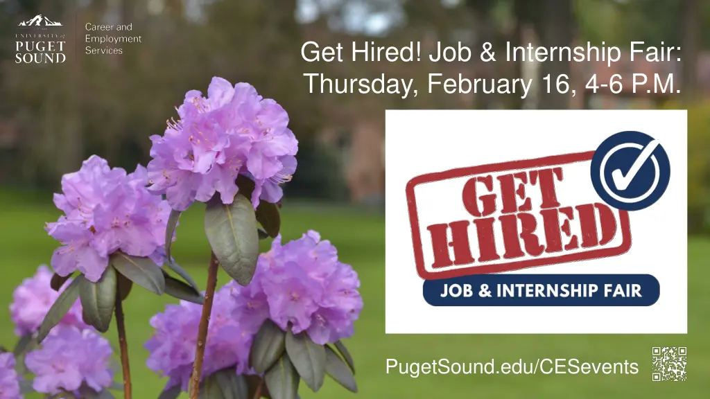 get hired job internship fair thursday february