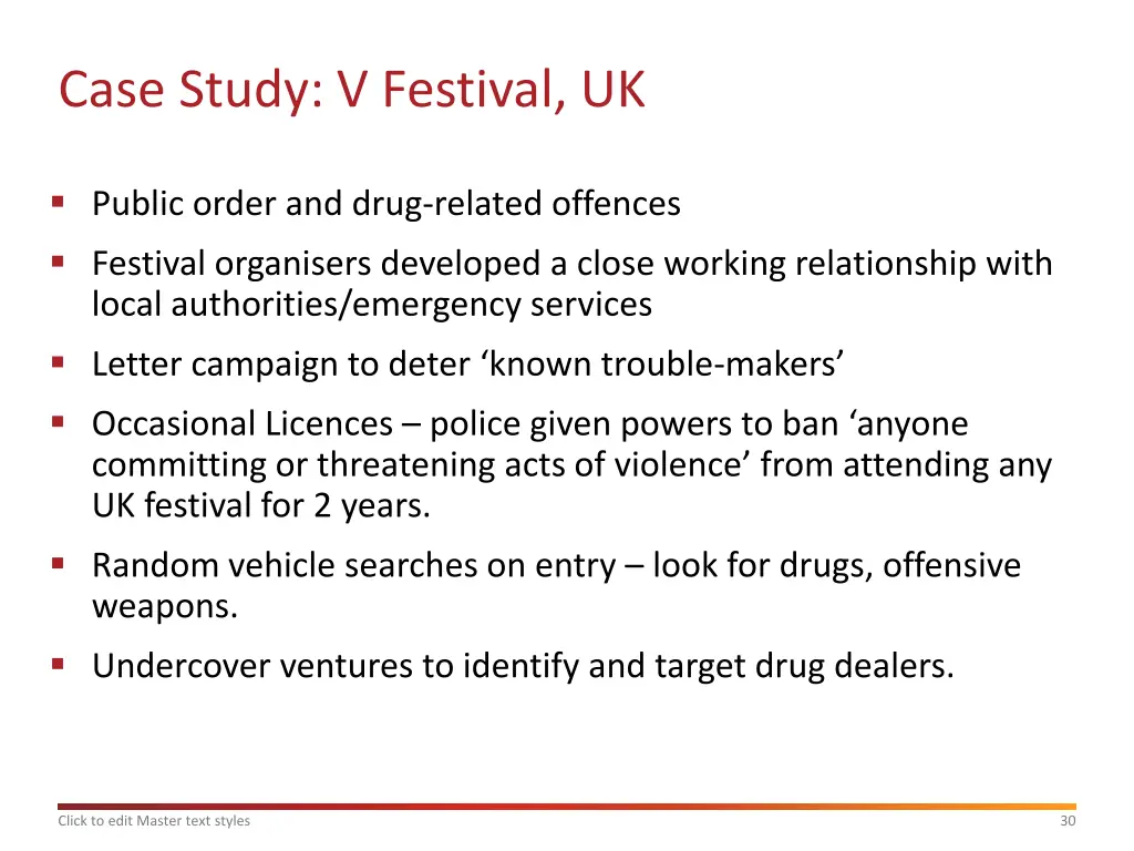 case study v festival uk