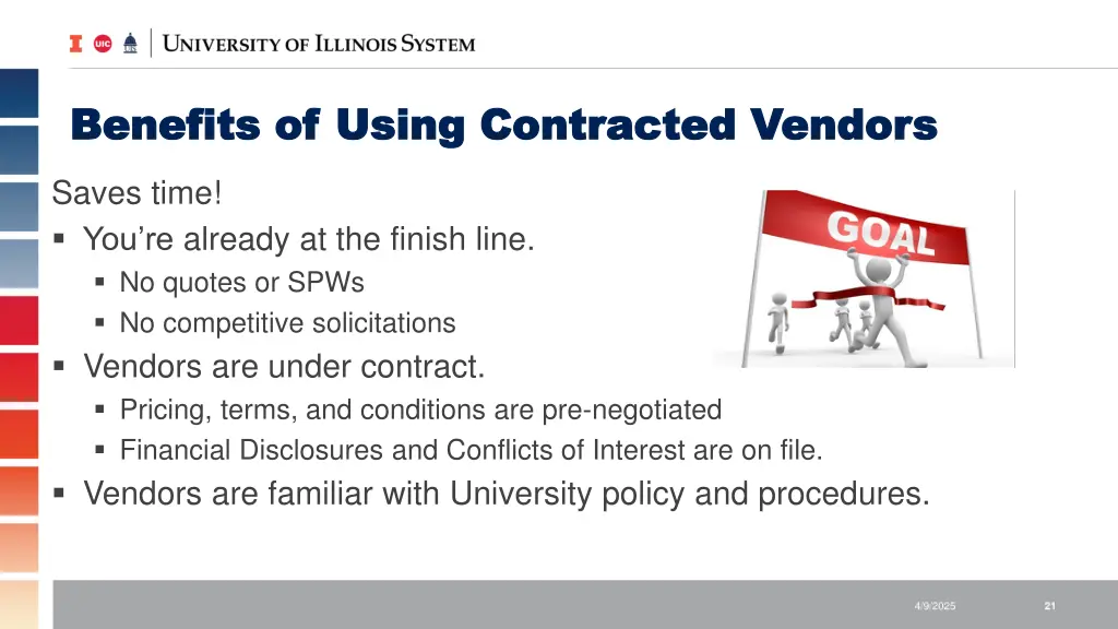 benefits of using contracted vendors benefits