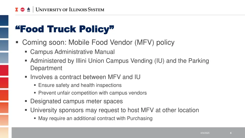 food truck policy food truck policy coming soon