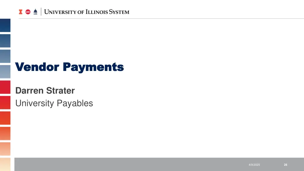 vendor payments vendor payments