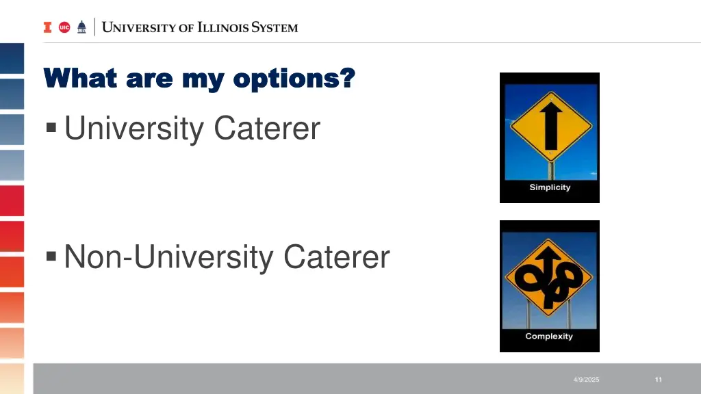 what are my options what are my options