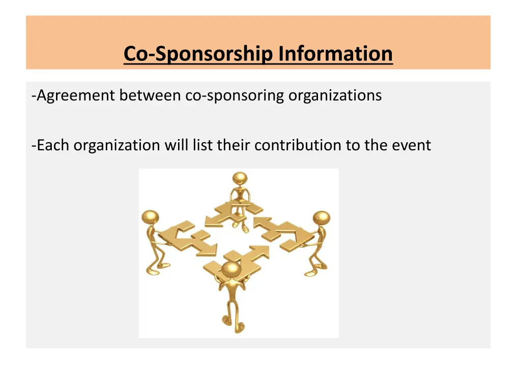 co sponsorship information