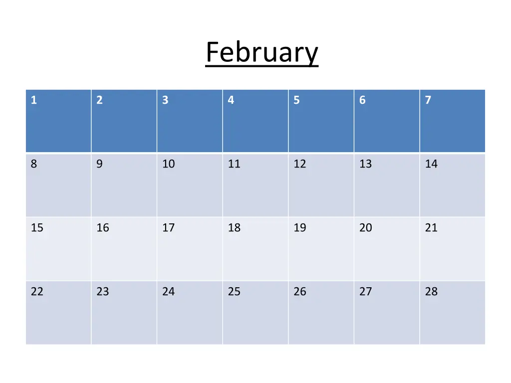 february