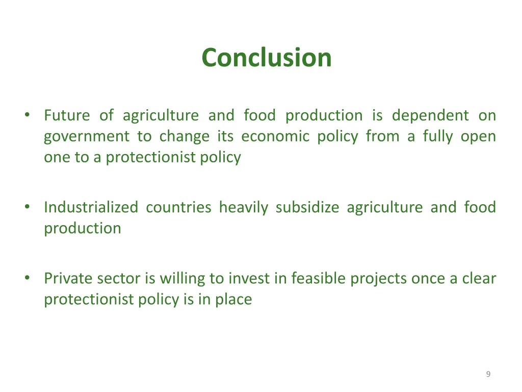 conclusion