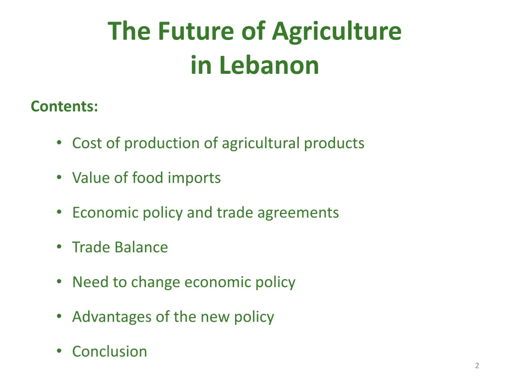 the future of agriculture in lebanon 1