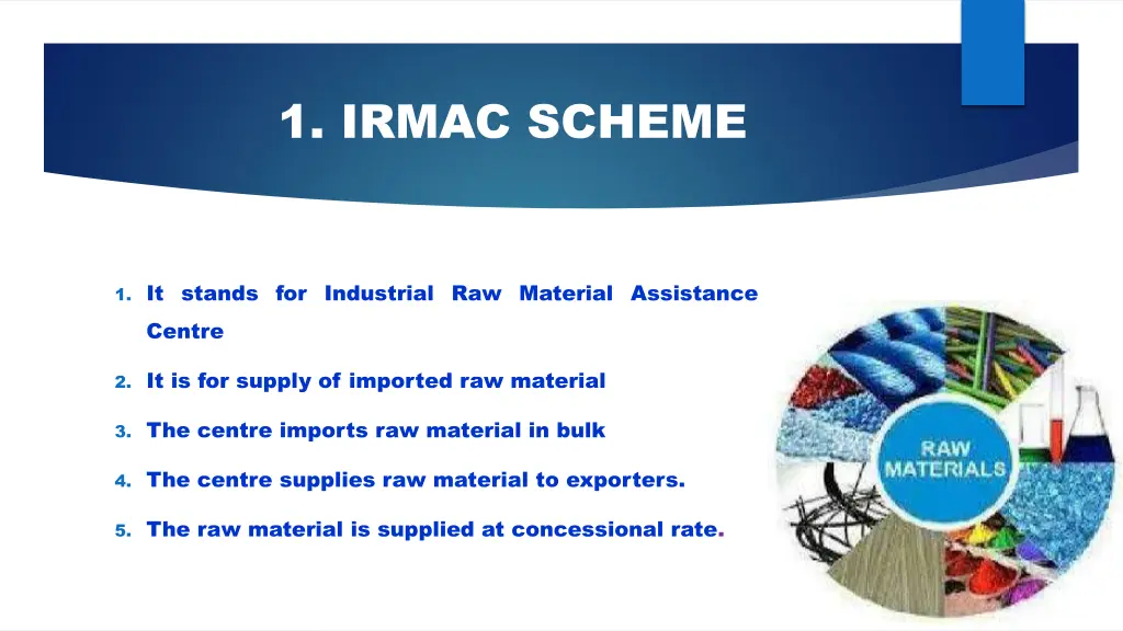 1 irmac scheme