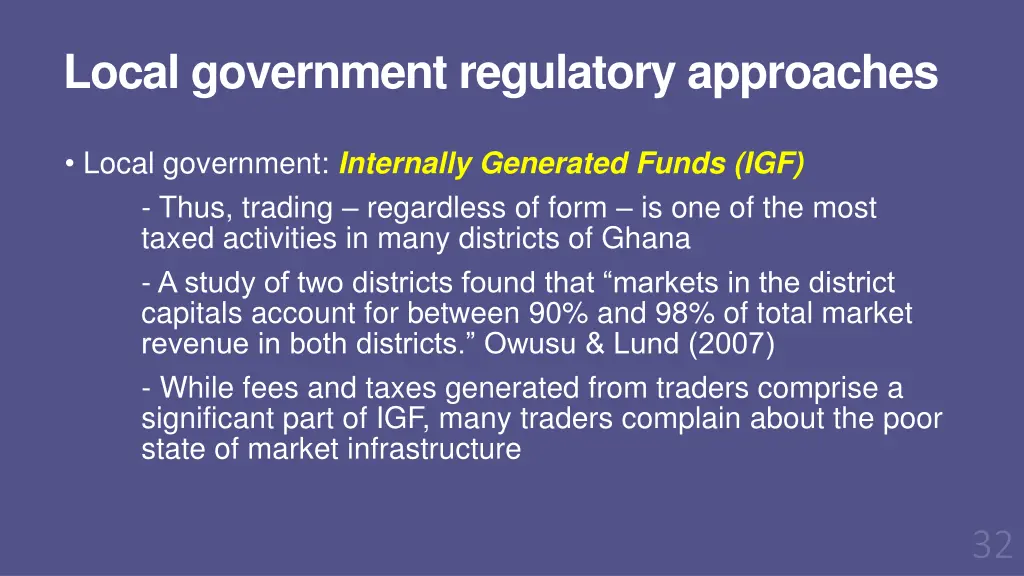 local government regulatory approaches 2