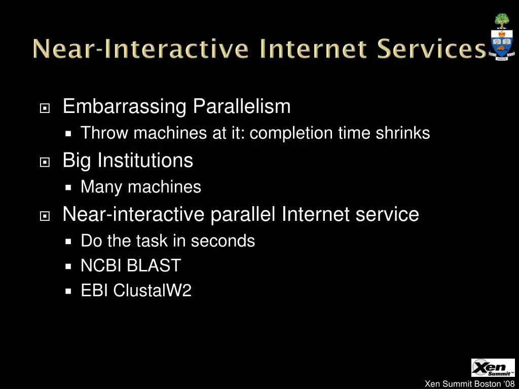 embarrassing parallelism throw machines