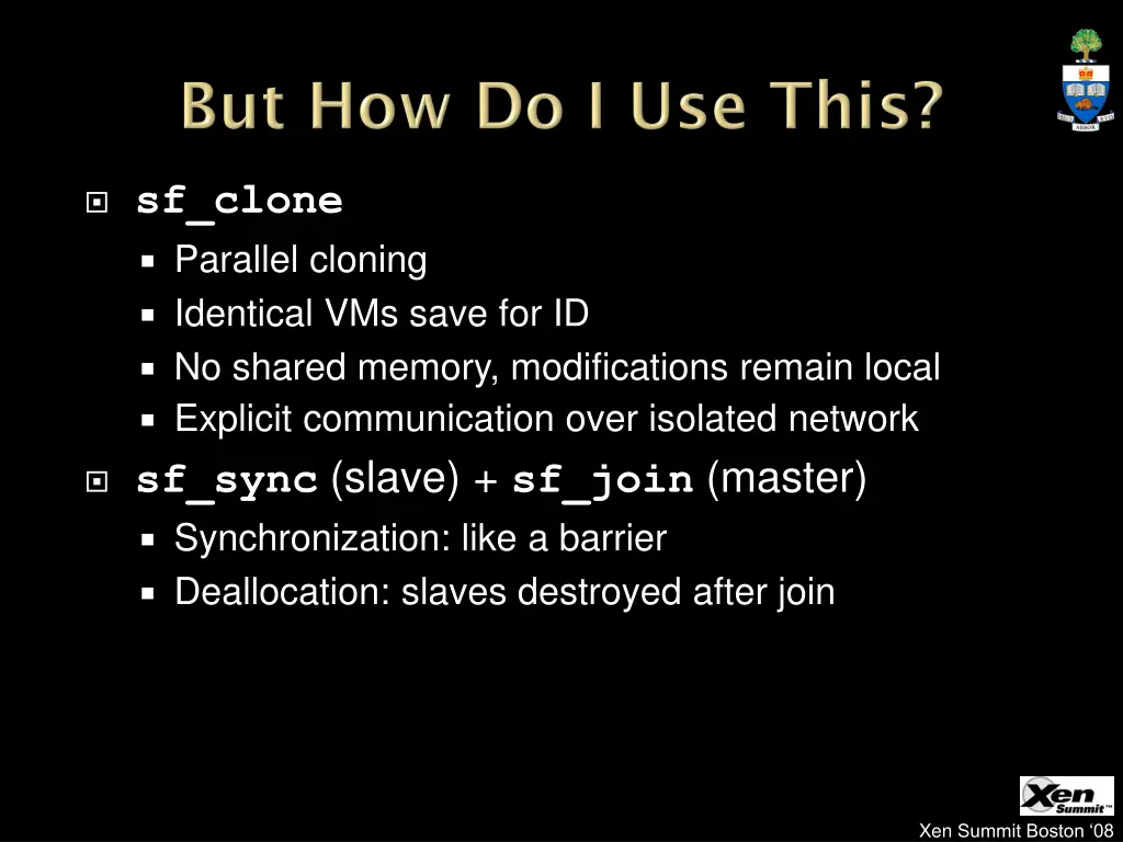 sf clone parallel cloning identical vms save