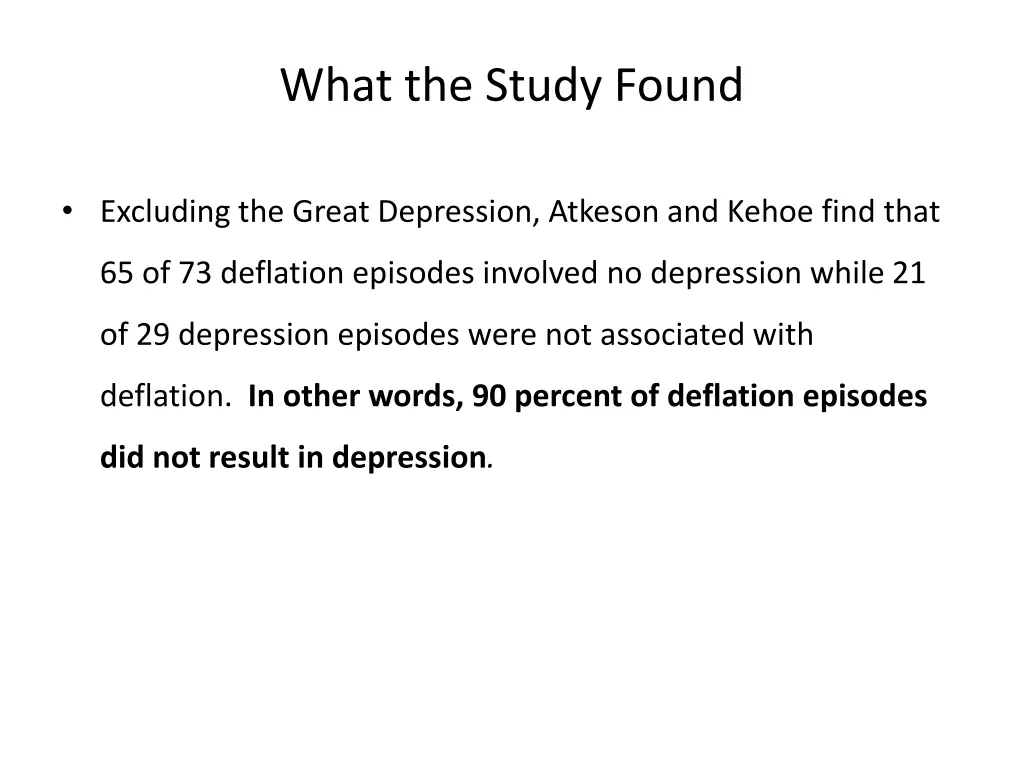 what the study found