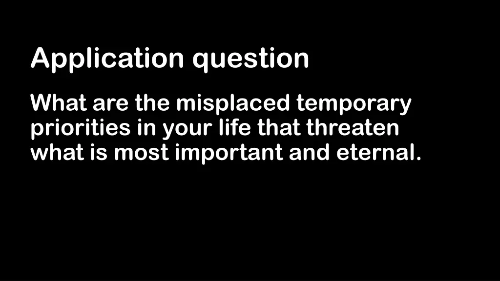 application question