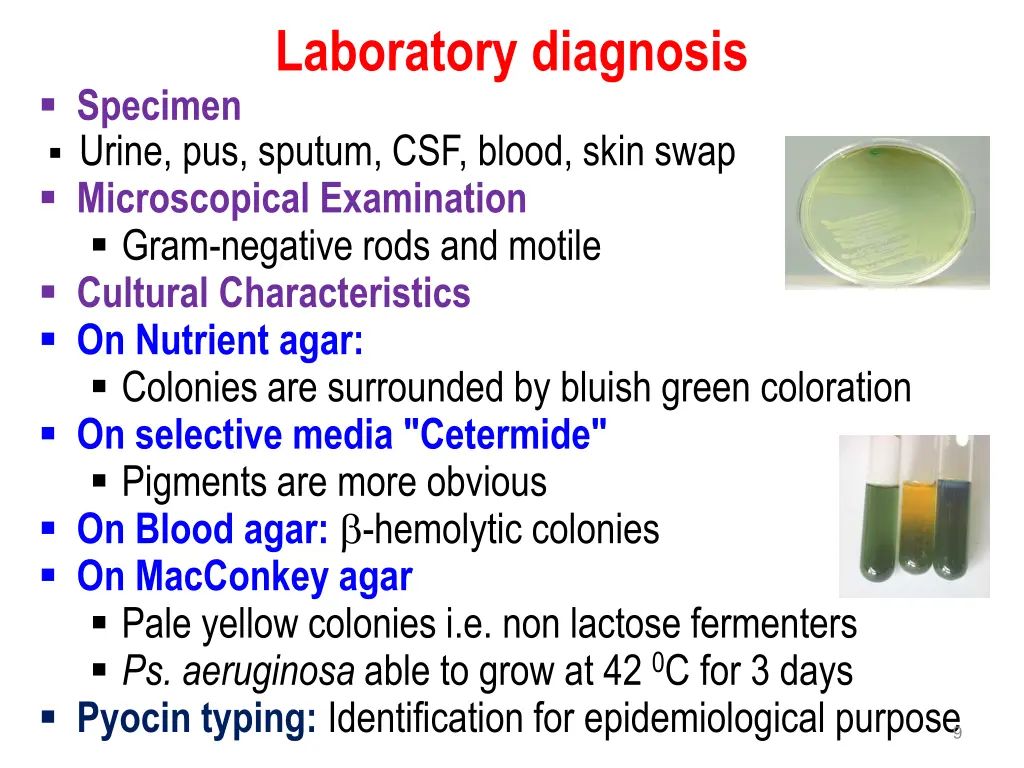laboratory diagnosis