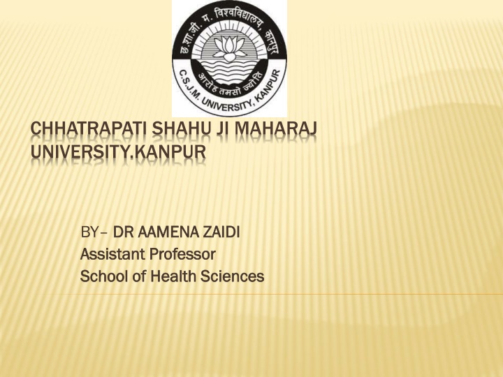 chhatrapati shahu ji maharaj university kanpur