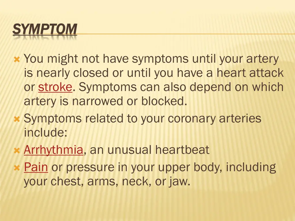 symptom symptom