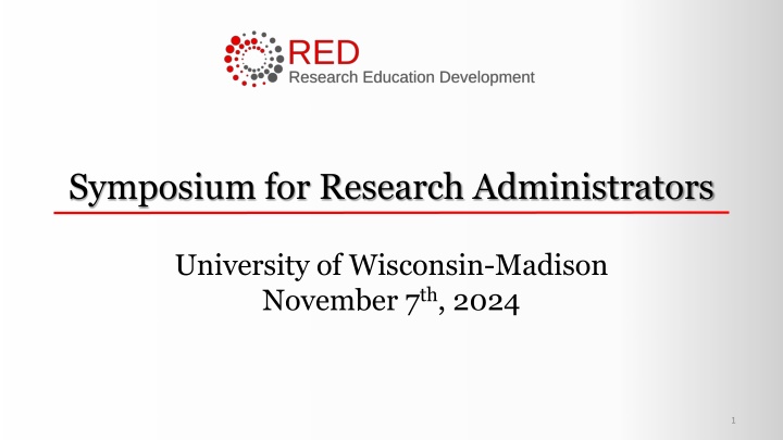 symposium for research administrators